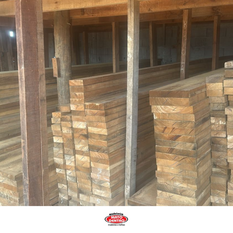 Madeiramento garapeira para telhado